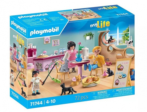 Playmobil Zestaw z figurkami My Life 71744 Kocia kawiarnia