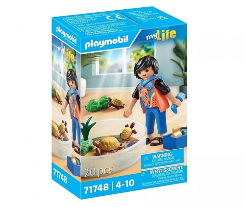 Playmobil Zestaw z figurkami My Life 71748 Terrarium z żółwiami