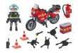 Playmobil Fire engine at the scene of accident