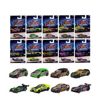Mattel | Neon speeder, HLH72 | Multicoloured | Metal/Plastic