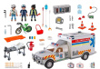 Playmobil Figures set City Action 70936 Rescue Vehicles: Ambulance with Lights and Sound