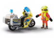 Playmobil Set with figure City Life 71205 Rescue Motorcycle with Flashing Light