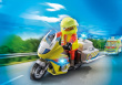Playmobil Set with figure City Life 71205 Rescue Motorcycle with Flashing Light