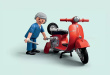 Playmobil Figures set Vespa 71620 60s Vespa Garage