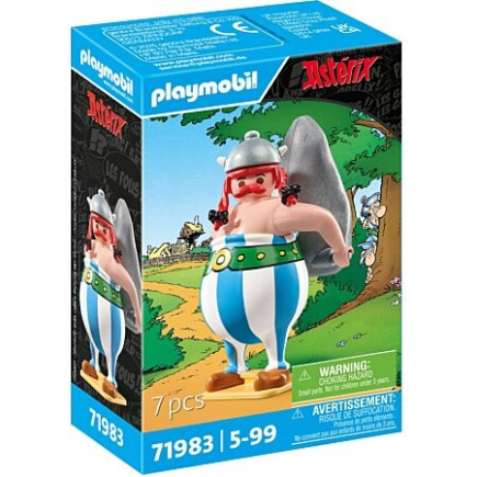 Playmobil Figure Asterix 71983 Obelix with menhir