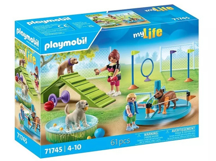 Playmobil Set with figurines My Life 71745 Dog Park