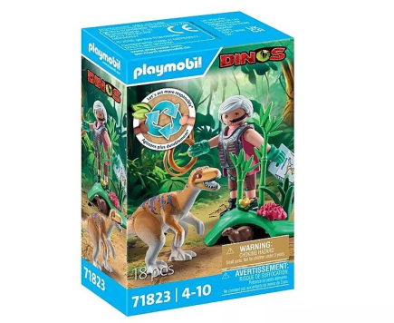 Playmobil Set with figurines Dinos 71823 Welociraptor