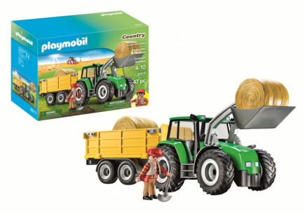 Playmobil Figures set Country 9317 Tractor with Trailer