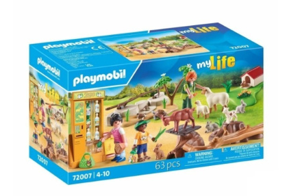 Playmobil Figures set My Life 72007 Mini Zoo