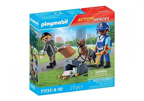 Playmobil Action Heroes 71731 Police Search with dog