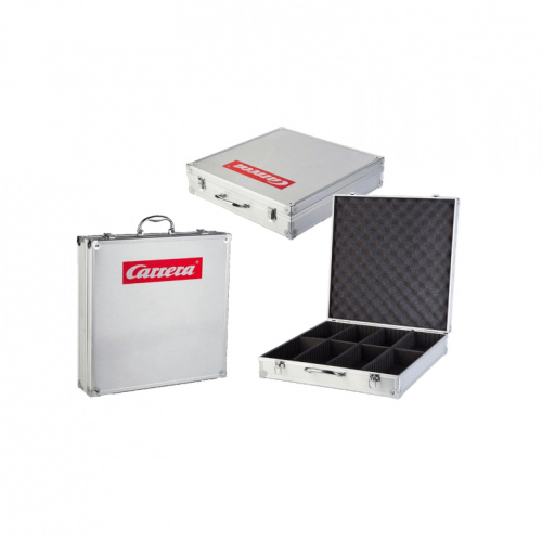 Carrera - 132 / 124 Accessories - Fahrzeugkoffer Modelle im Maßstab 1:24, Aluminium