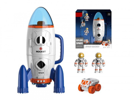Large rocket kosm w/dw+2kosm+vehicle 009640 57432