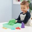Kinetic Sand , Sandbox Set with 1lb Green Play Sand, 4 Tools & Molds, Storage, Sensory Toys for Kids Ages 3 and up