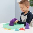 Kinetic Sand , Sandbox Set with 1lb Purple Play Sand, 4 Tools & Molds, Storage, Sensory Toys for Kids Ages 3 and up