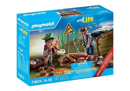 Playmobil My Life 71805 Paleontology Dig