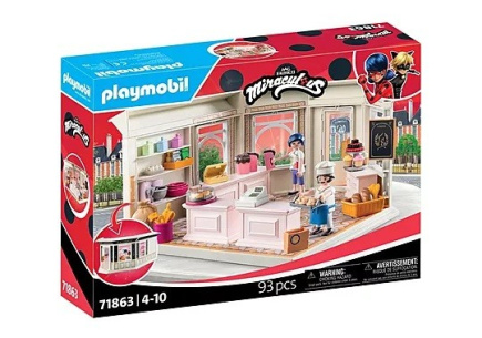 Playmobil Figurines set Miraculum French bakery