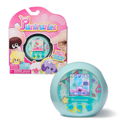 Punirunes , Interactive Digital Toy with 55 Squishy Characters Inside, Reacts to Touch, Color Display, Kids Toys for Ages 5 and up