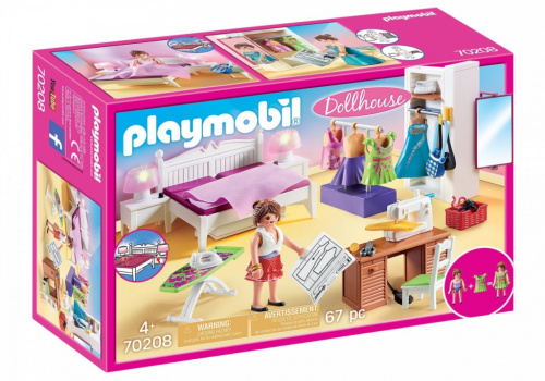 Playmobil Bedroom with sewing corner