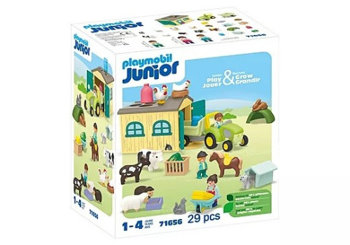 Playmobil Set with figurines Farm Adventure with Tractor, Trailer and Animals