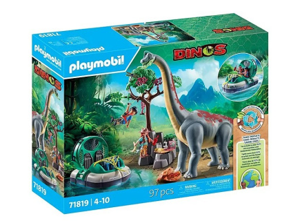 Playmobil Set with figurines Dinos 71819 Brachiosaurus with Hover craft