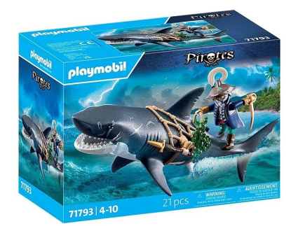 Playmobil Giant Shark with Pirate