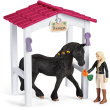 Schleich Horse Club 42437 Pferdebox m. Tori & Princess