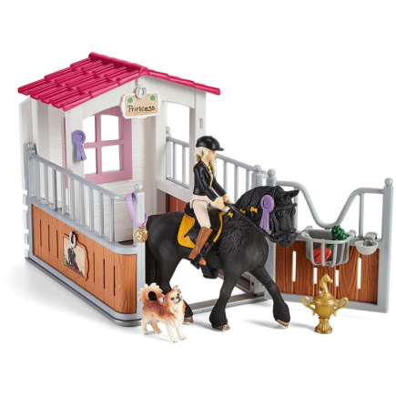 Schleich Horse Club 42437 Pferdebox m. Tori & Princess