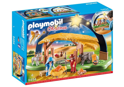 Playmobil Playset 9494 Illuminat ing Nativity Manger