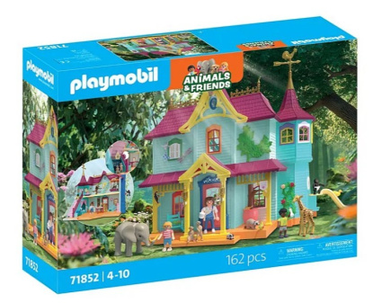 Playmobil Zestaw z figurkami Animals & Friends 71852 Kolorowa willa dla zwierząt