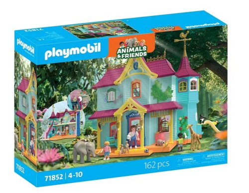 Playmobil Zestaw z figurkami Animals & Friends 71852 Kolorowa willa dla zwierząt