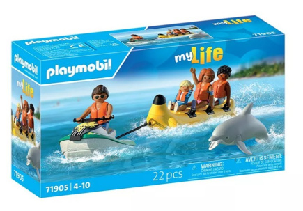 Playmobil Zestaw z figurkami My Life 71905 Przejażdżka na bananie