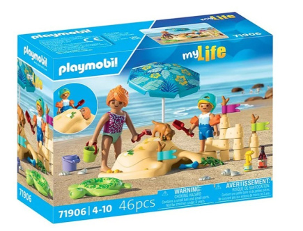 Playmobil Zestaw z figurkami My Life 71906 Rodzina na plaży