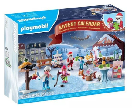 Playmobil Figures set 71472 Trip to the Christmas Market Advent Calendar