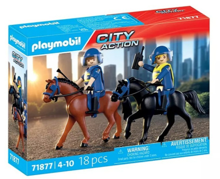 Playmobil Zestaw z figurkami Action Heroes 71877 Policja konna