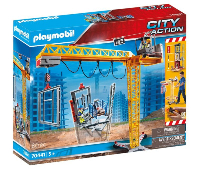 Playmobil RC Crane with Building Section