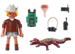Playmobil Researcher with young caiman