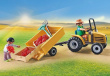 Playmobil Tractor with trailer and water tank