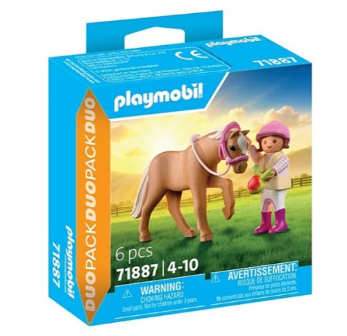 Playmobil Zestaw z figurkami Duo Pack 71887 Dziewczynka z kucykiem