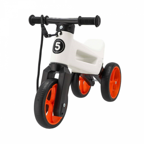 CROSS-COUNTRY BIKE FUNNY WHEELS RIDER WHITE/ORANGE