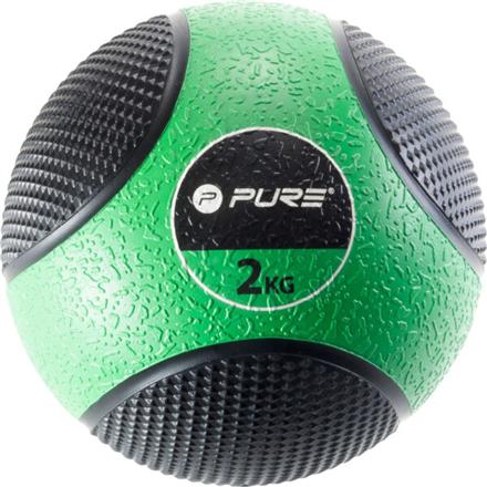 Pure2Improve | Medicine Ball, 2 kg | Black/Green P2I201910