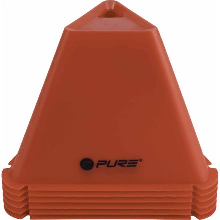 Pure2Improve | Triangle Cones Set of 6 | Red P2I361110