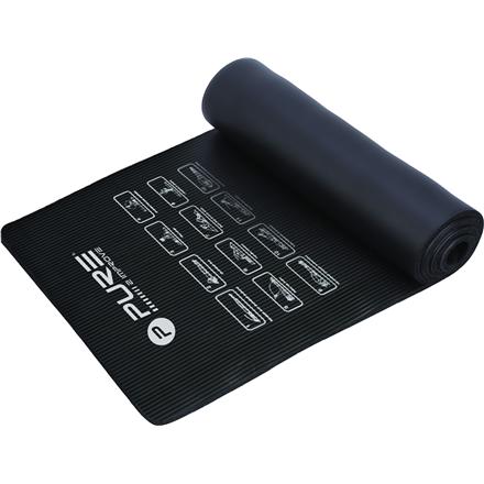 Pure2Improve | Fitness Mat | 1830 mm | 580 mm | 10 mm | Black P2I290040