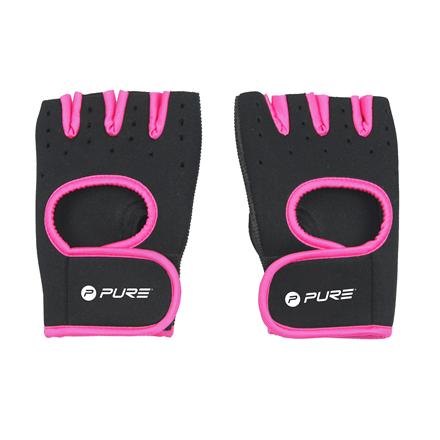 Pure2Improve | Fitness Gloves | Black/Pink P2I800070