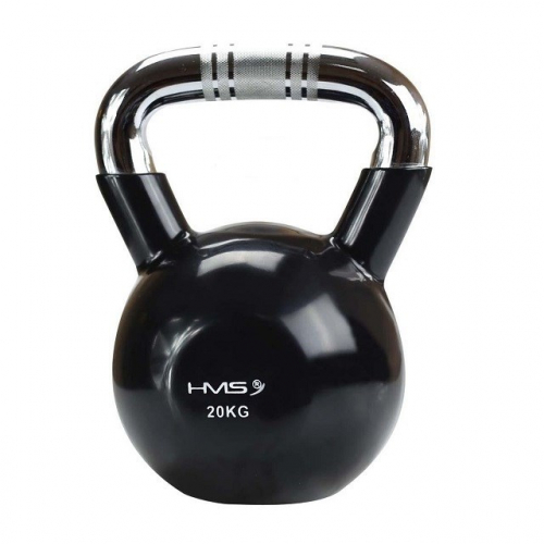 Kettlebell chrome 20kg black HMS KTC20