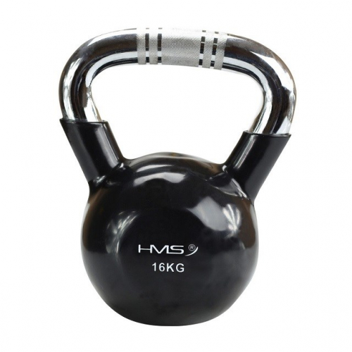 Kettlebell chrome 16 kg black HMS KTC16