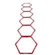 Pure2Improve | Hexagon Agility Grid | Red P2I361160