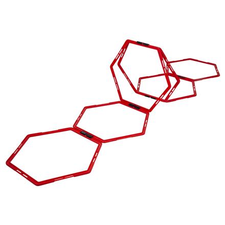 Pure2Improve | Hexagon Agility Grid | Red P2I361160