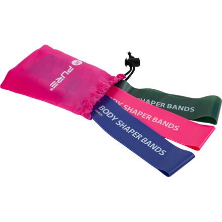 Pure2Improve | Body Shaper Bands, Set of 3 | Green, Pink and Purple P2I800101