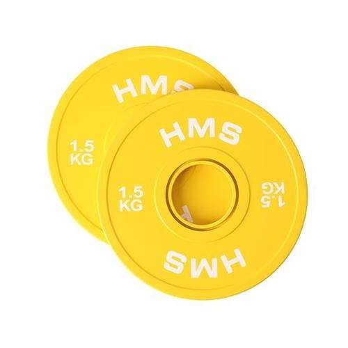 Olympic Bumper 2x1.5kg yellow HMS CBRS15 plate