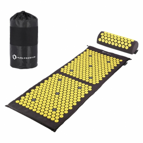 Acupressure mat with cushion HMS AKM04 Premium black